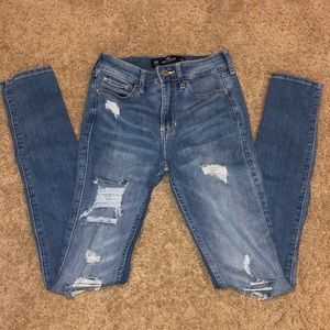 Hollister ripped jeans